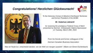 Hubertus Liebrecht wins an award