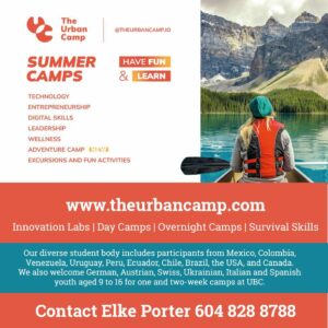 The Urban Summer Camp at UBC Flyer