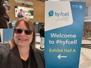 Elke at the #hyfcell conference June 2024