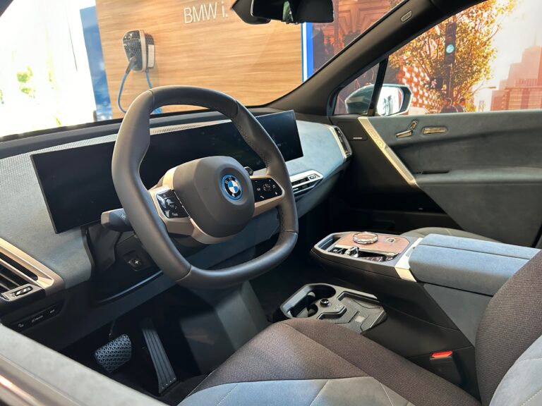 Steering Wheel of a BMW