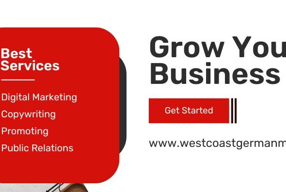 Digital Marketing Flyer for Westcoast German Media