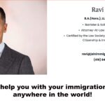 Ravi Jain, Immigration Law