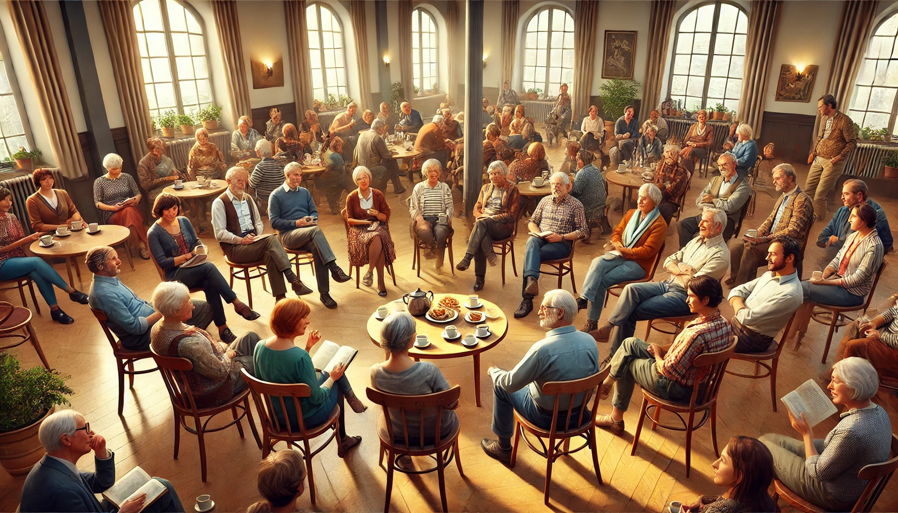 What AI imagines a Literary Discussion Group looks like