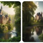 German Castles as AI imagines them