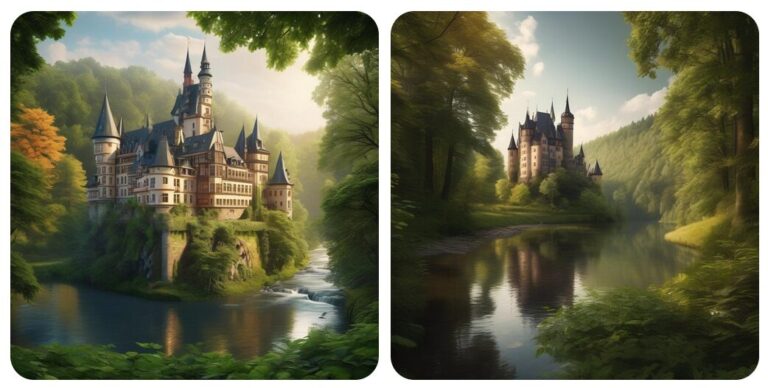 German Castles as AI imagines them