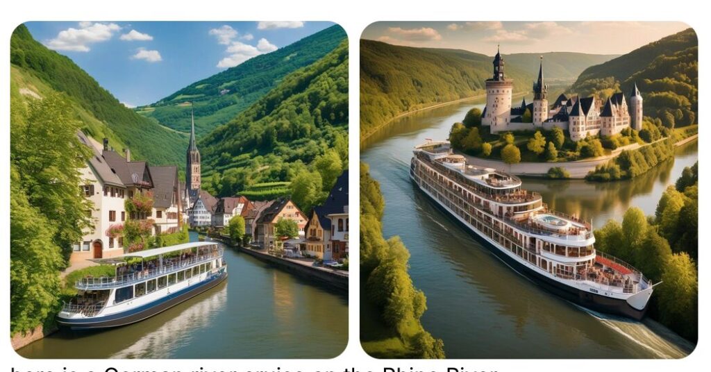 Rhine River Cruise as AI imagines it