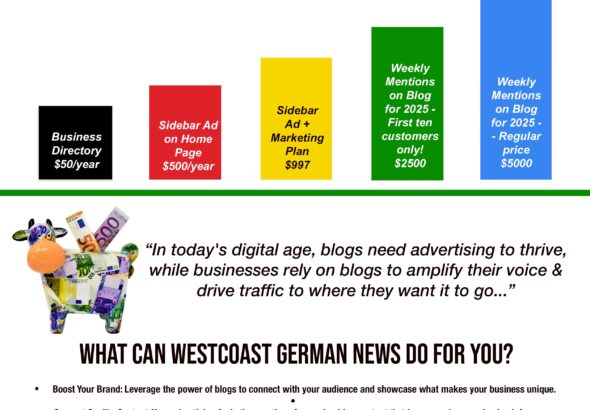 Advertise on the Westcoast German News Blog