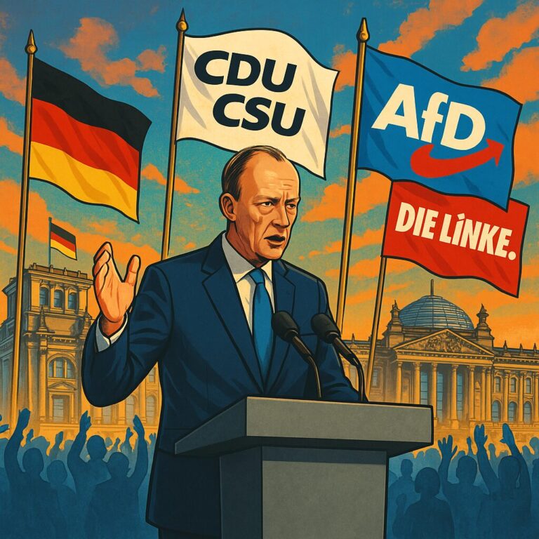 Germany’s 2025 election sparks political turmoil as CDU, SPD, AfD clash in coalition talks, reshaping Europe’s future and impacting global markets.